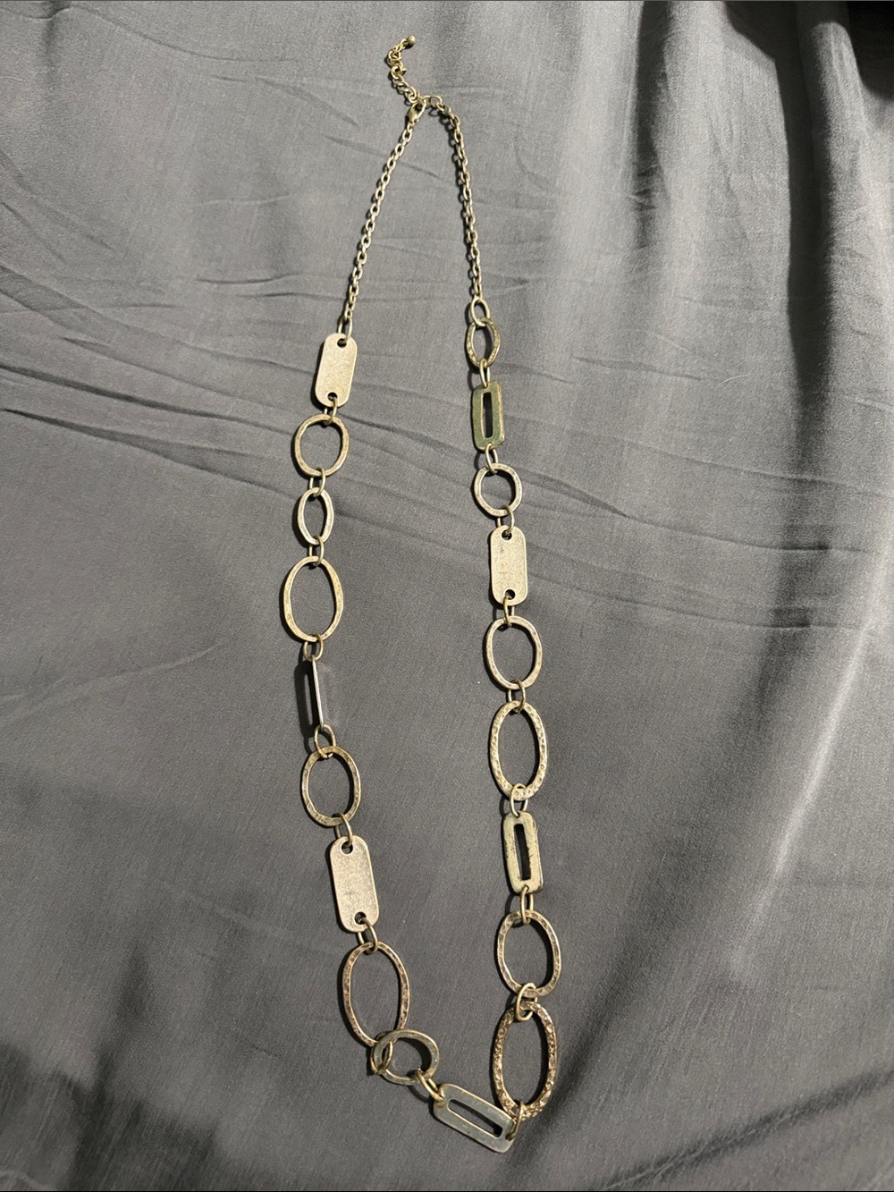 Gold Link Chain Pendant Necklace - Women Jewelry